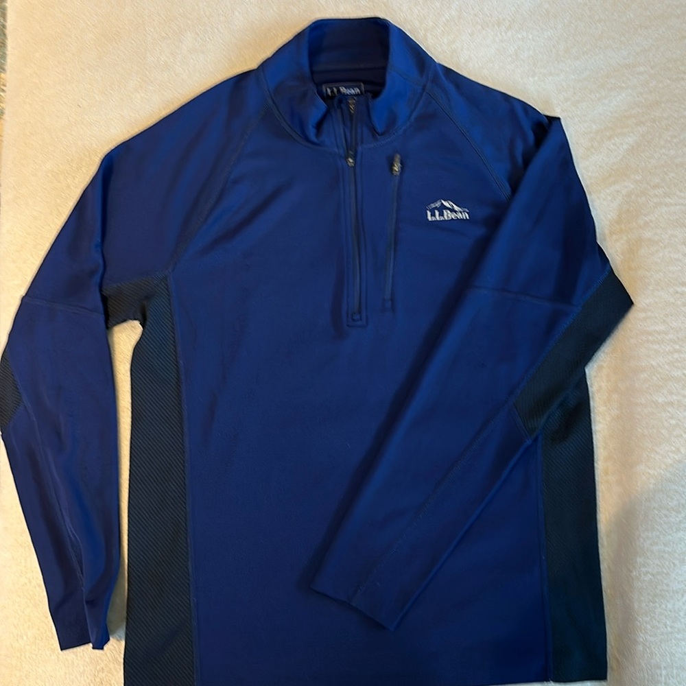 MENS LLBEAN QUARTER ZIP